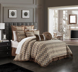 Sue Brown King 9pc Comforter Set