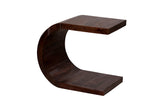 Ellipse Solid Acacia Wood Modern End Table