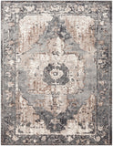 Chelsea CSA-2304 Traditional Polypropylene Rug CSA2304-710103 Charcoal, Dark Brown, Camel, Medium Gray, Ivory 100% Polypropylene 7'10" x 10'3"