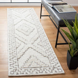 Casablanca 205 Bohemian Hand Tufted 80% Wool, 10% Polyester, 10% Cotton Rug Taupe / Ivory