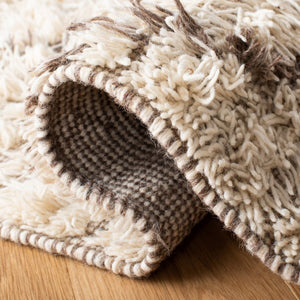 Casablanca 277 Hand Woven 100% Wool Pile  Rug Ivory / Taupe 100% Wool Pile CSB277A-4