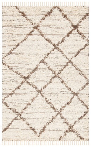 Casablanca 277 Hand Woven 100% Wool Pile  Rug Ivory / Taupe 100% Wool Pile CSB277A-4