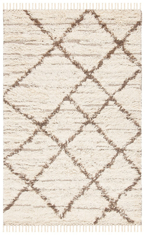 Casablanca 277 Hand Woven 100% Wool Pile  Rug Ivory / Taupe 100% Wool Pile CSB277A-4