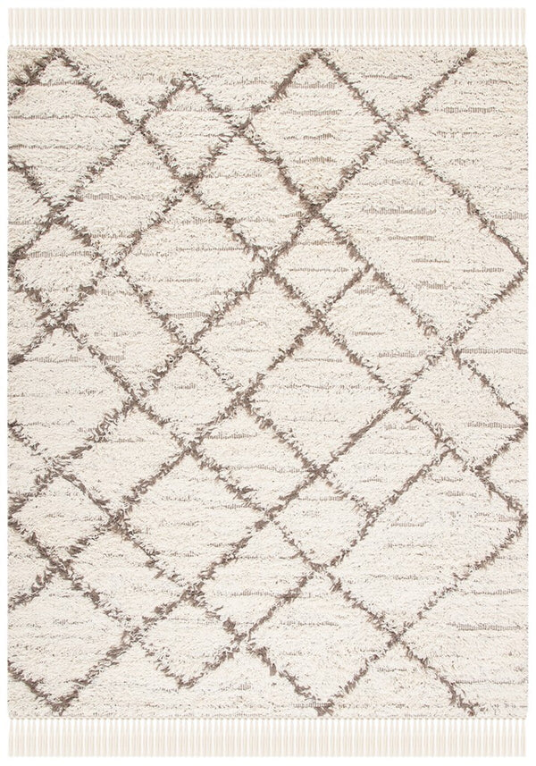 Casablanca 277 Hand Woven 100% Wool Pile  Rug Ivory / Taupe 100% Wool Pile CSB277A-4