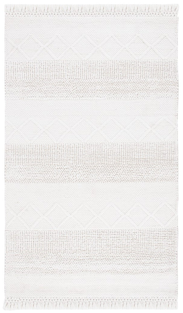 Casablanca 278 Hand Woven 80% Pet Yarn, 20% Cotton  Rug Ivory 80% Pet Yarn, 20% Cotton CSB278A-4