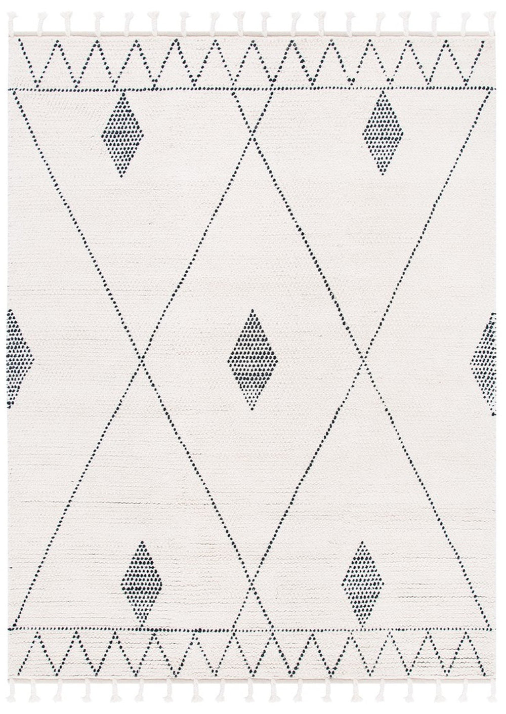 Safavieh Casablanca 489 With Tassel Hand Woven 100% Wool Pile Rug CSB489A-9