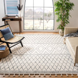 Casablanca 491 With Tassel Bohemian Hand Woven 100% Wool Pile Rug Ivory / Black