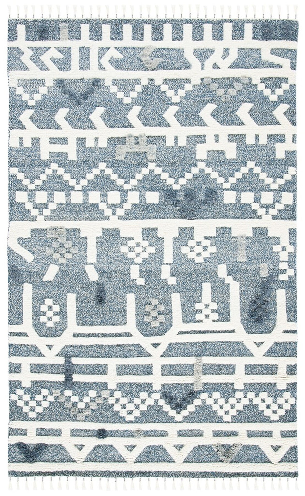 Casablanca 523 Hand Knotted 100% Wool Rug with Elegant Tassel Detailing for Luxurious Spaces