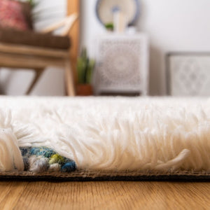 Safavieh Casablanca Shag 637 100 % Wool Pile Hand Tufted Shag & Flokati Rug CSB637H-8