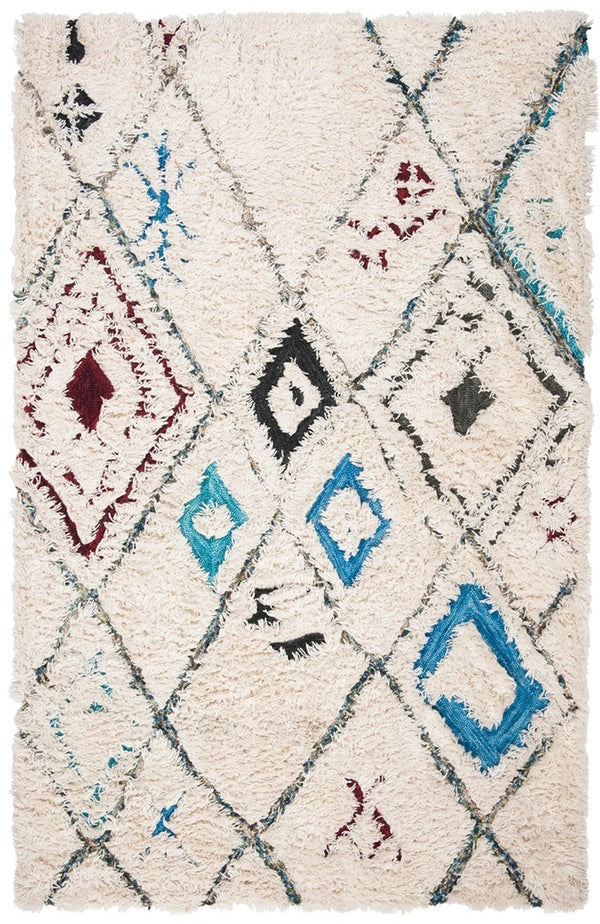 Safavieh Casablanca Shag 637 100 % Wool Pile Hand Tufted Shag & Flokati Rug CSB637H-8