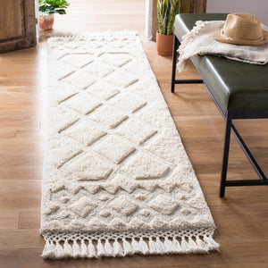 Safavieh Casablanca Shag 651 W/ Tassel Hand Tufted 80 % Polyester 20 % Cotton Shag & Flokati Rug CSB651A-9
