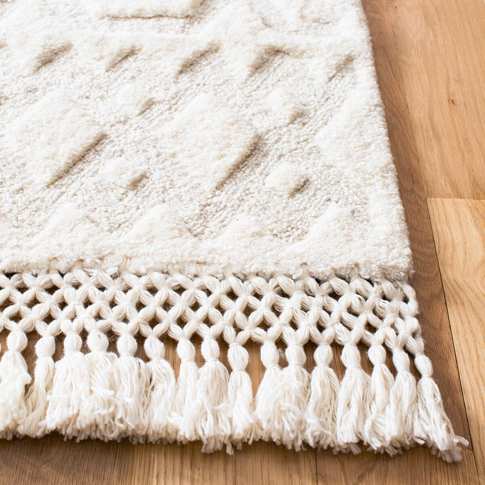 Safavieh Casablanca Shag 651 W/ Tassel Hand Tufted 80 % Polyester 20 % Cotton Shag & Flokati Rug CSB651A-9