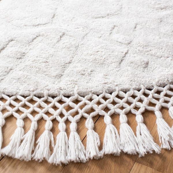 Safavieh Casablanca Shag 651 W/ Tassel Hand Tufted 80 % Polyester 20 % Cotton Shag & Flokati Rug CSB651A-9