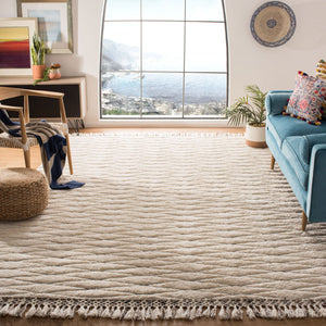Safavieh Casablanca Shag 656 W/ Tassel Hand Tufted 80 % Polyester 20 % Cotton Shag & Flokati Rug CSB656A-9