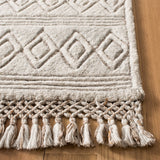 Safavieh Casablanca Shag 658 W/ Tassel Hand Tufted 80 % Polyester 20 % Cotton Shag & Flokati Rug CSB658G-9