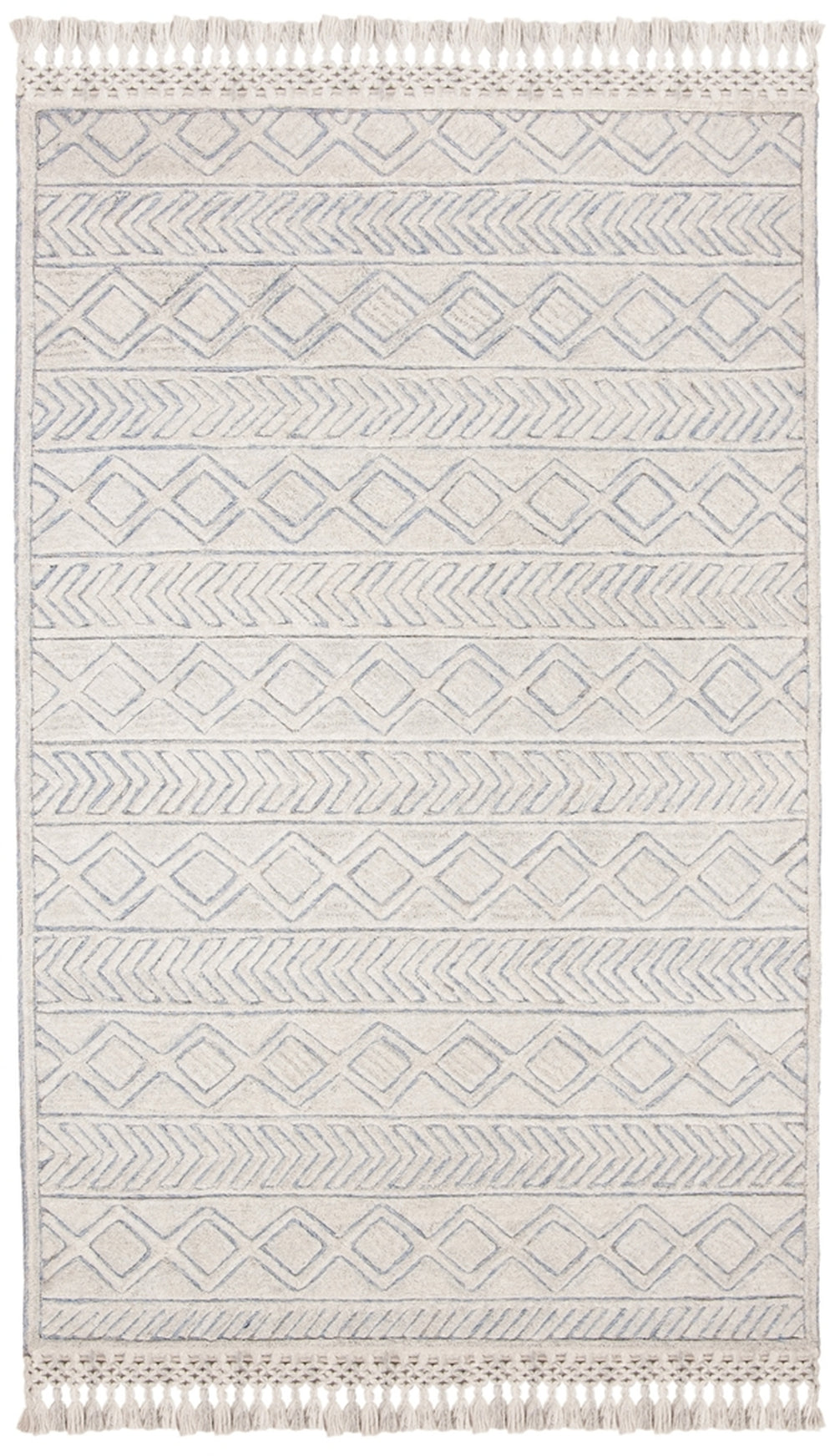 Safavieh Casablanca Shag 661 W/ Tassel Hand Tufted 80 % Polyester 20 % Cotton Shag & Flokati Rug CSB661A-9