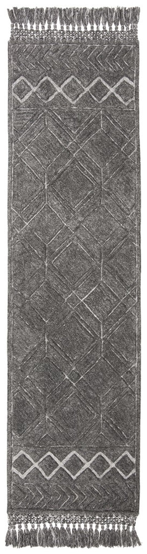 Safavieh Casablanca Shag 664 W/ Tassel Hand Tufted 80 % Polyester 20 % Cotton Shag & Flokati Rug CSB664H-9