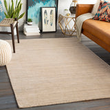 Costine CSE-1000 Modern Wool, Nylon Rug CSE1000-810 Wheat, Dark Brown, Medium Gray 70% Wool, 30% Nylon 8' x 10'