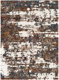 Celestial Shag CSG-2307 Modern Polyester Rug CSG2307-679 Teal, Dark Blue, Denim, Burgundy, Rose, Sage, Dark Green, Mustard, Cream 100% Polyester 6'7" x 9'