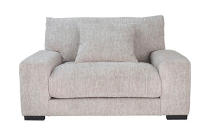 Porter Designs Big Chill Soft Microfiber Contemporary Chair Cream 01-33C-03-4439A