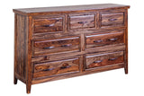 Porter Designs Sonora Solid Sheesham Wood Natural Dresser Brown 07-116-06-3814