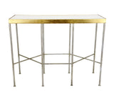 Zeugma CT327 Silver & Gold Console Table