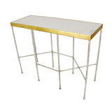 Zeugma CT327 Silver & Gold Console Table