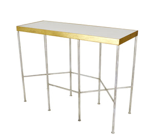 Zeugma CT327 Silver & Gold Console Table