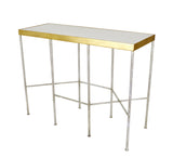 CT327 Silver & Gold Console Table