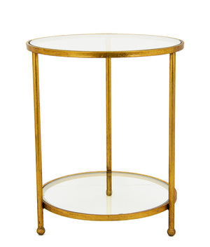 Zeugma CT361 Gold Round Side Table