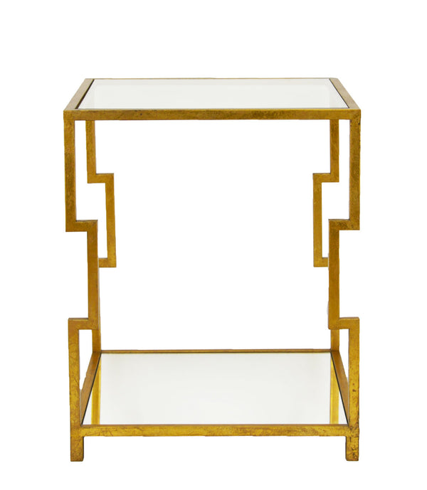 Zeugma CT371 Gold Square Side Table
