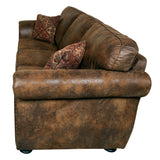 Porter Designs Elk River Leather-Look & Nail Head Transitional Living Room Set Brown 01-33C-05-975-KIT