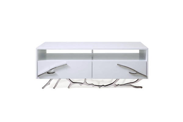 VIG Furniture Modrest Legend Modern White Coffee Table VGVCCT8111-WHT