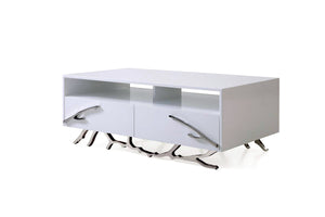 VIG Furniture Modrest Legend Modern White Coffee Table VGVCCT8111-WHT