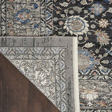Nourison Starry Nights STN11 Persian Machine Made Loom-woven Indoor Area Rug Grey/Blue 5'3" x 7'3" 99446797414