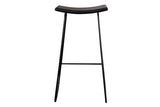 Porter Designs Yuki Solid Mango Wood Seat Contemporary Bar Stool Black 07-108-11-8654-1