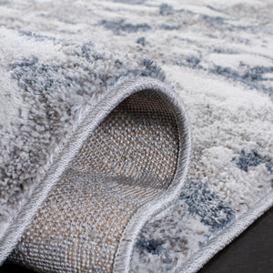 Century 300 Century 307  Power Loomed Polypropylene Rug Blue / Grey