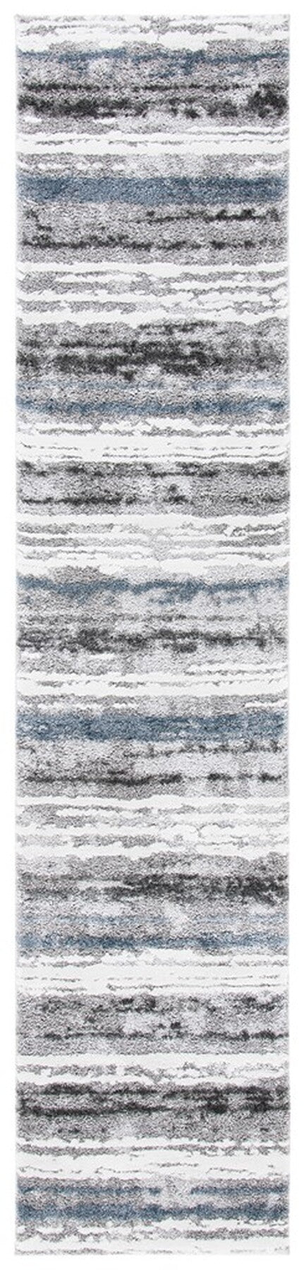 Century 300 Century 322 Contemporary Power Loomed 100% Polypropylene Rug Grey / Blue