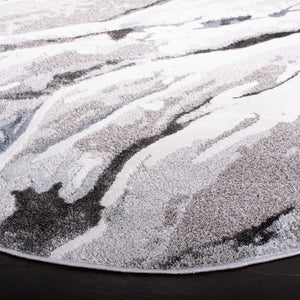 Century 300 Century 382 Contemporary Power Loomed 100% Polypropylene Rug Grey / Blue