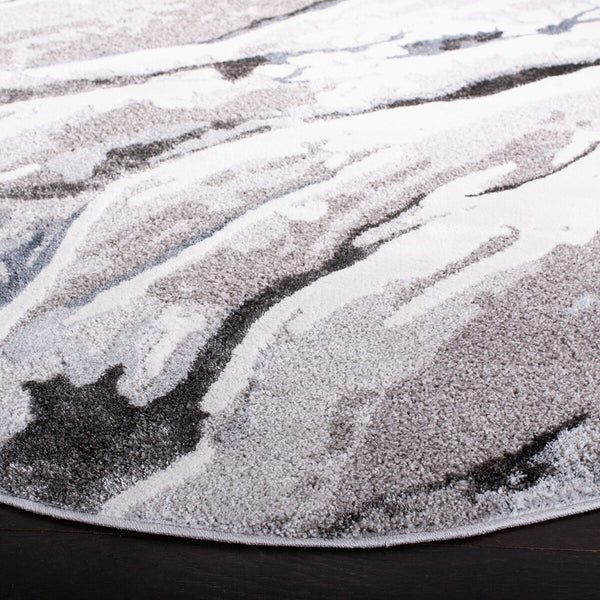 Century 300 Century 382 Contemporary Power Loomed 100% Polypropylene Rug Grey / Blue