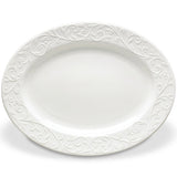 Opal Innocence Carved™ 16" Oval Serving Platter - Set of 2