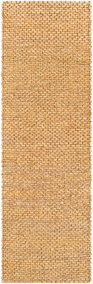 Curacao CUR-2300 Modern Jute Rug CUR2300-268 Wheat, Rust, Tan, Moss, Black 100% Jute 2'6" x 8'