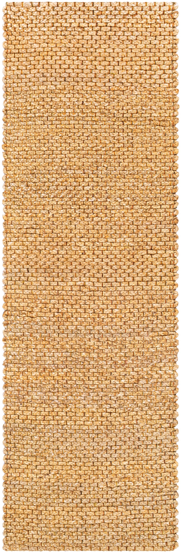 Curacao CUR-2300 Modern Jute Rug CUR2300-268 Wheat, Rust, Tan, Moss, Black 100% Jute 2'6" x 8'
