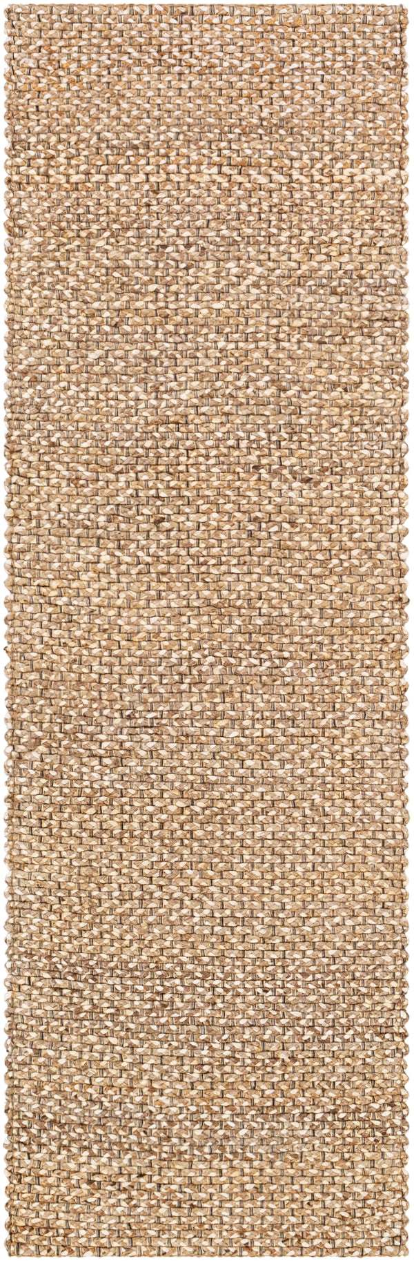 Curacao CUR-2301 Modern Jute Rug CUR2301-268 Taupe, Cream, Grass Green, Butter, Black 100% Jute 2'6" x 8'
