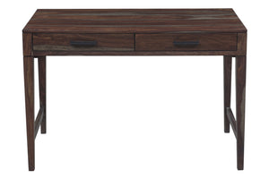Porter Designs Fall River Solid Sheesham Wood Contemporary Desk Natural 10-117-05-4881O
