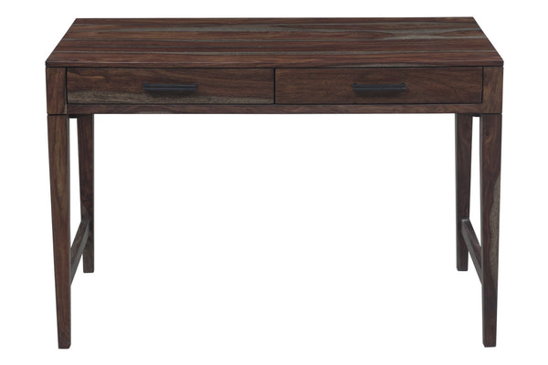 Porter Designs Fall River Solid Sheesham Wood Contemporary Desk Natural 10-117-05-4881O