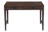 Porter Designs Fall River Solid Sheesham Wood Contemporary Desk Natural 10-117-05-4881O