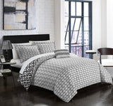 Normani Black Queen 4pc Duvet Set