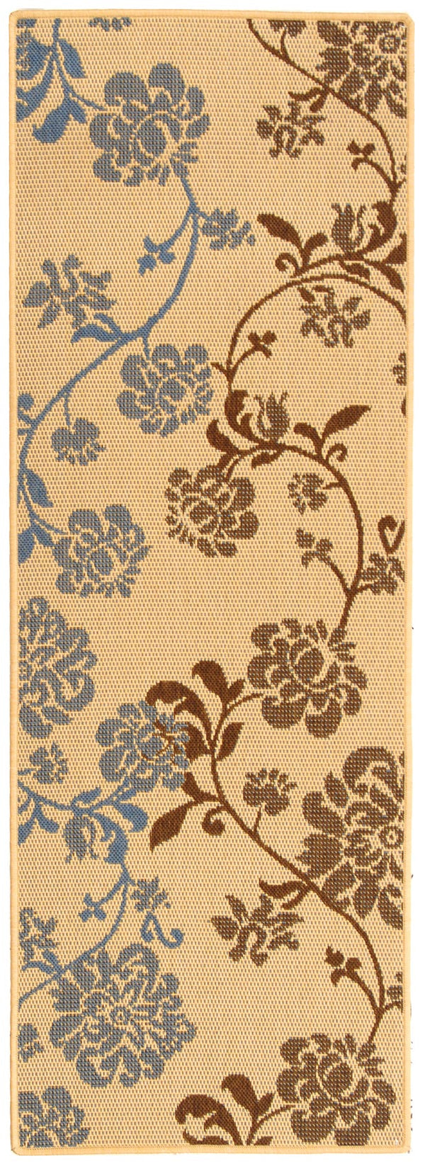 Safavieh Cy4027 Power Loomed 85.4% Polypropylene/10.4% Polyester/4.2% Latex Outdoor Rug CY4027B-5R