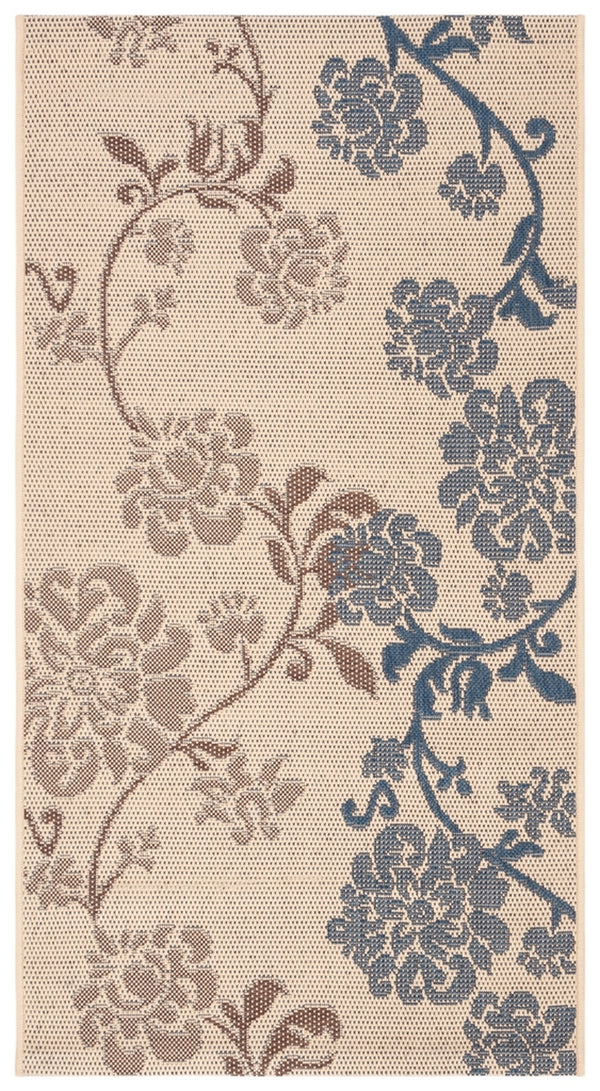 Safavieh Cy4027 Power Loomed 85.4% Polypropylene/10.4% Polyester/4.2% Latex Outdoor Rug CY4027B-5R